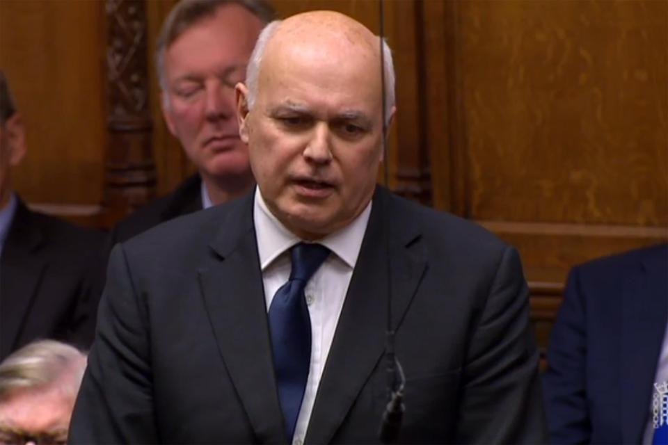  Former Tory leader Iain Duncan Smith is vital for No10 to get on side