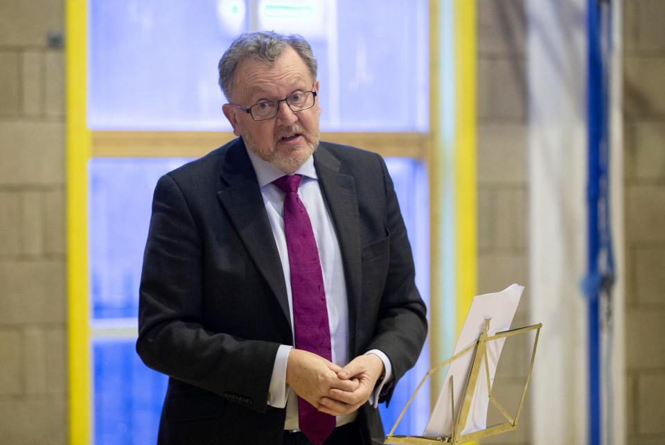  Mr Mundell issued a furious slapdown to Nicola Sturgeon’s SNP, saying he wasn’t 'taking any lessons' from Nationalists who want to keep Scotland in the hated CFP