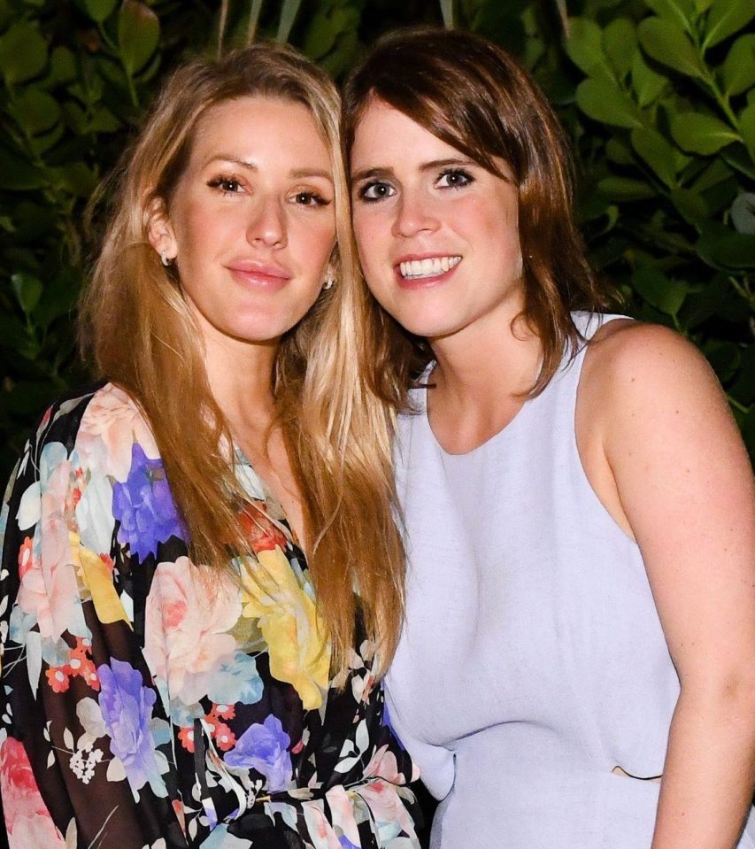  Ellie Goulding's wedding guest list is sure to include her pal Princess Eugenie