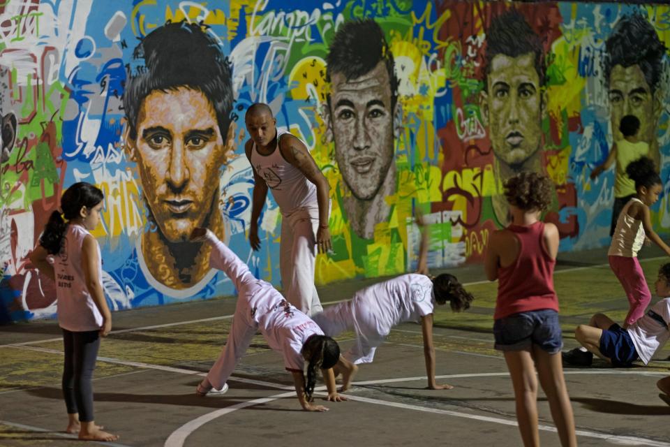  Capoeira  is a Brazilian martial art involving dancing and music