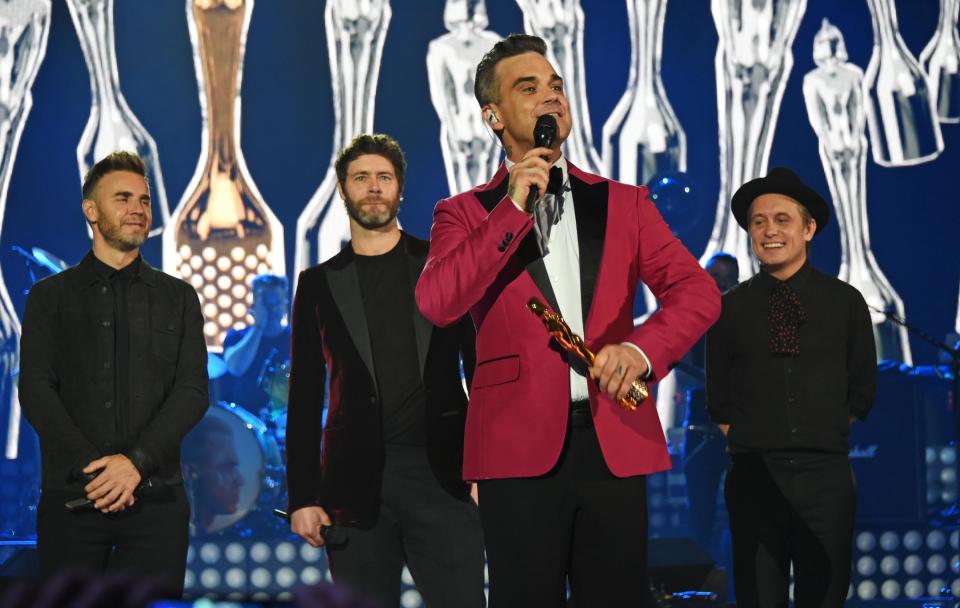  Robbie and Take That will be back together on X Factor