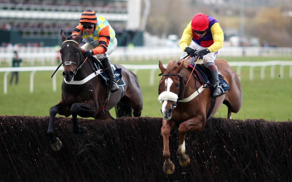  Native River (right) is on target for the King George