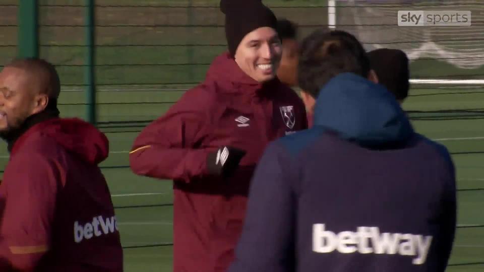  Nasri has been training with the Hammers and is set to join them in January