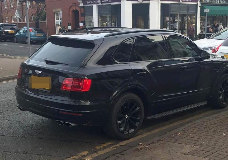 The Burnley goalkeeper left his £144,000 Bentley Bentayga on double yellow lines