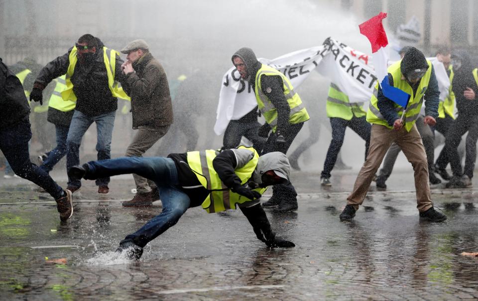  Around 3,000 police are on the streets of the capital to cope with the violence