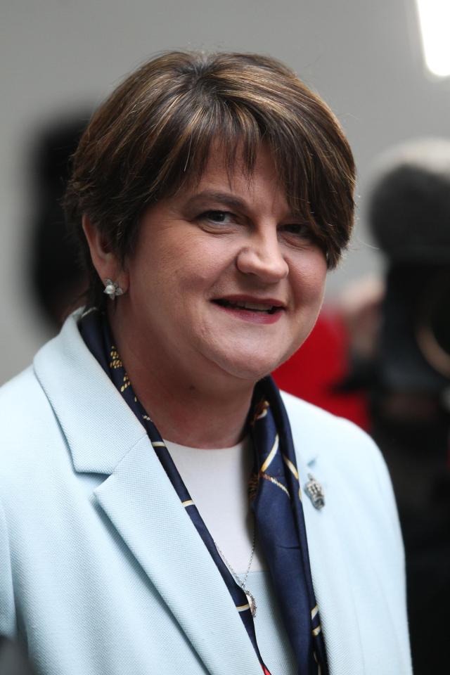  DUP leader Arlene Foster accused the PM of having 'given up' on trying to get a better deal