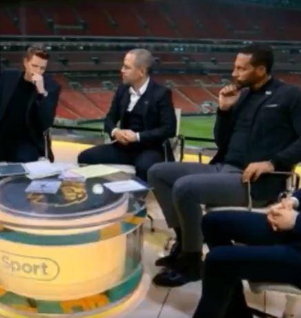  Jake Humphrey made a poorly thought-out joke at Rio Ferdinand's expense