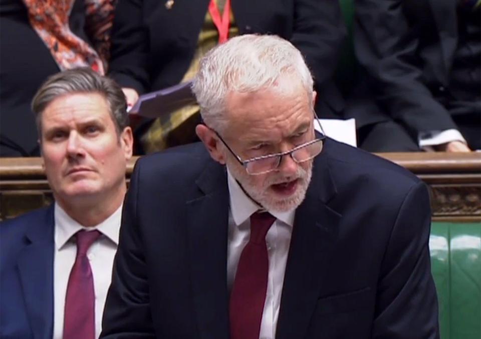  Jeremy Corbyn- Labour leader slammed the PMs deal