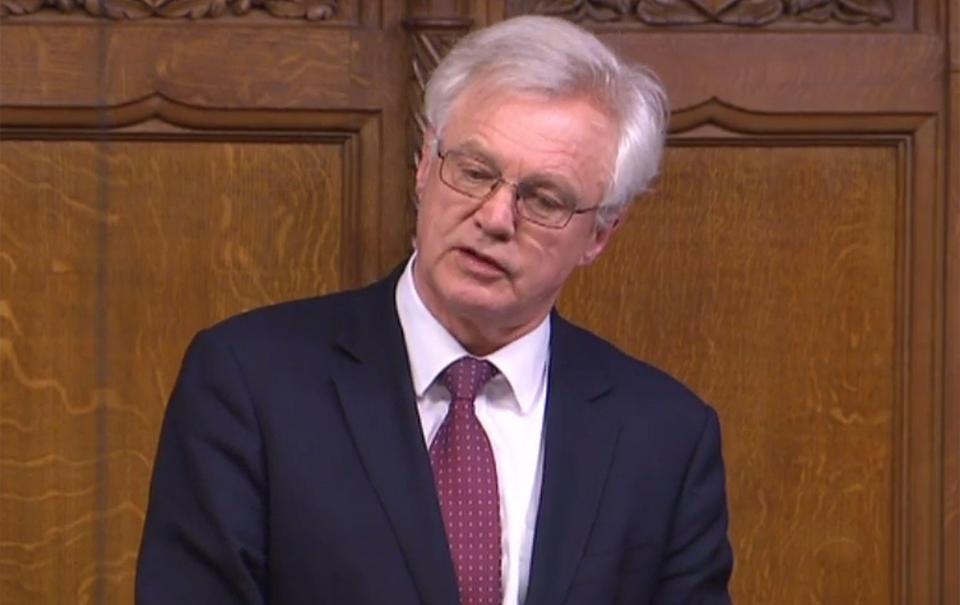  David Davis also hit out at Mrs May