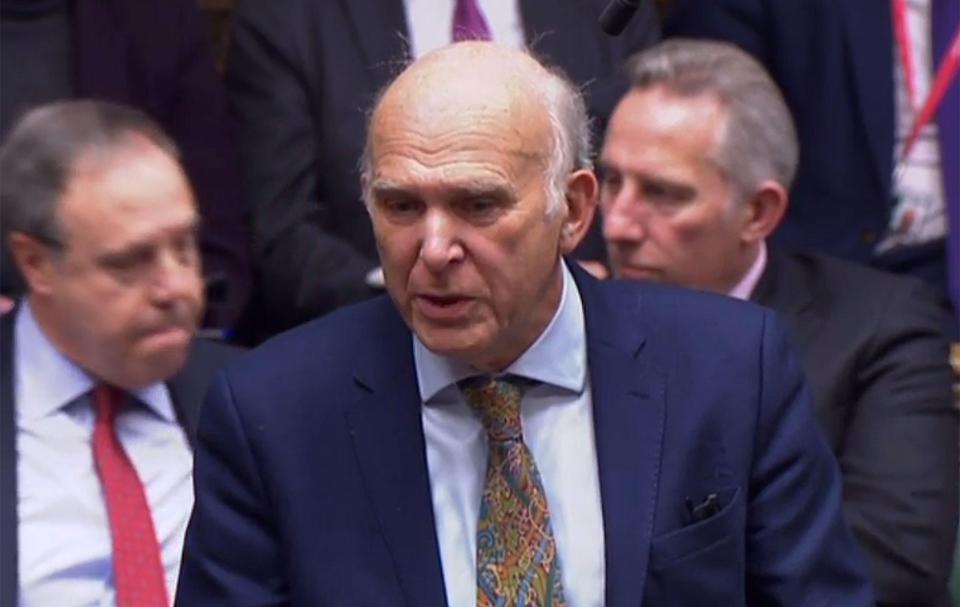  Liberal Democrats leader Vince Cable also threw criticism at the deal