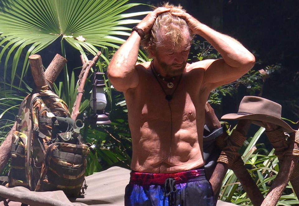  I'm A Celeb fans have taken to Twitter to comment on Noel Edmond's fantastic bod