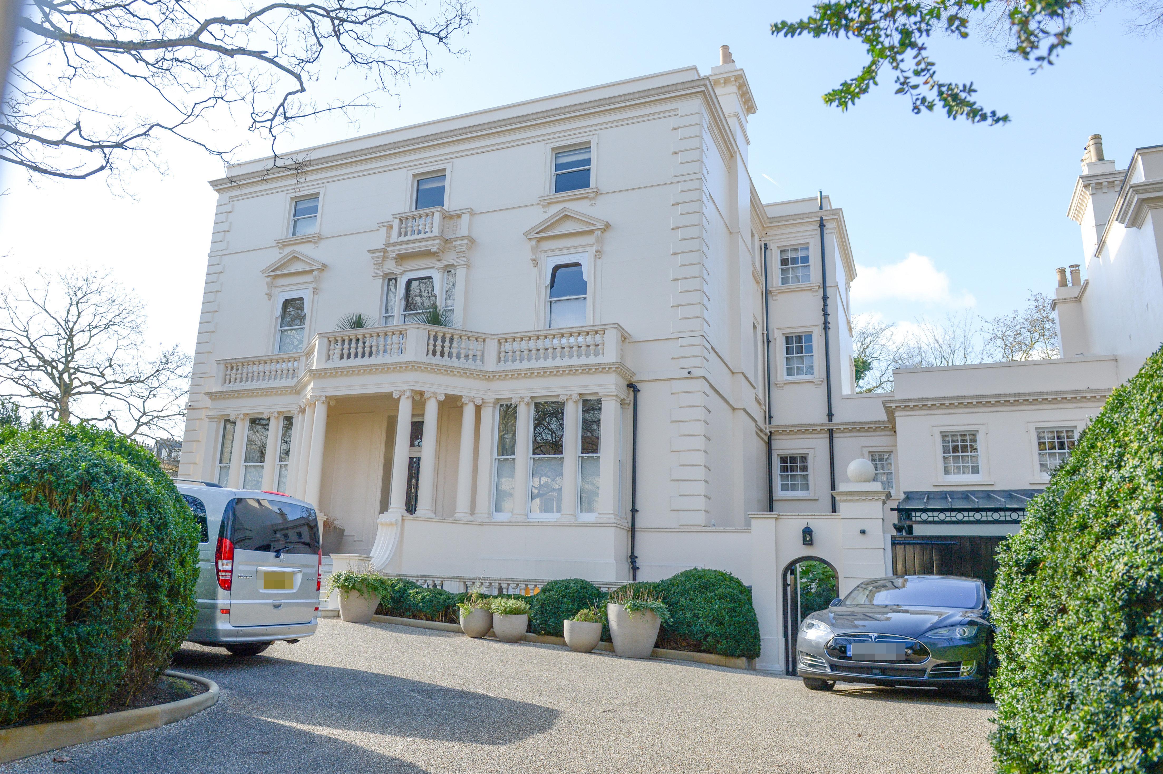  Abramovich bought this mansion at Kensington Palace Gardens in 2009 for £90m - it is now worth at least £125m, according to local estate agents