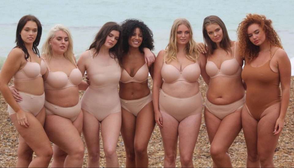  Proud plus-size models show off their fuller figures in a beach photoshoot