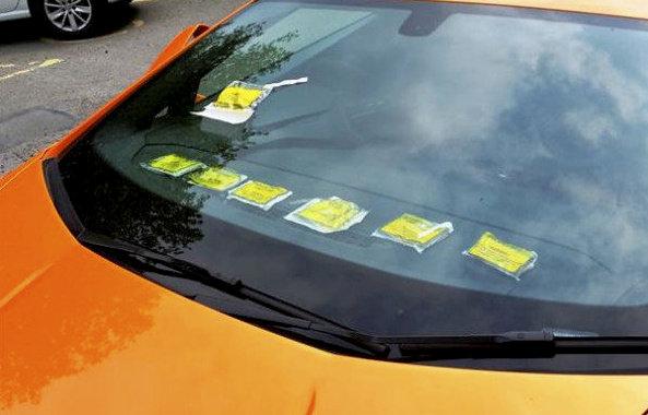 The 23-year-old said he's not bothered about paying the parking tickets he's received for using the Mayor's bay