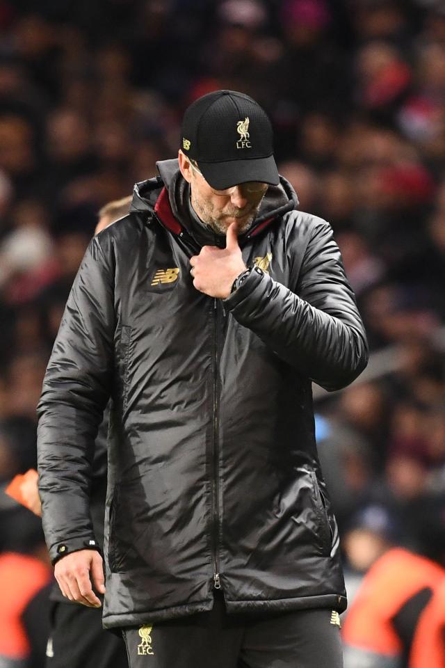  Jurgen Klopp's side must now beat Napoli 1-0 or by two goals to reach the Champions League last 16