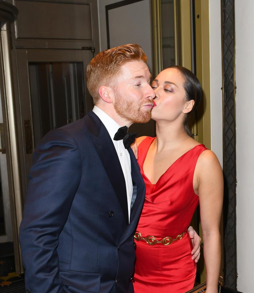  Neil and Katya Jones kissing earlier this week - but all was not as it seems