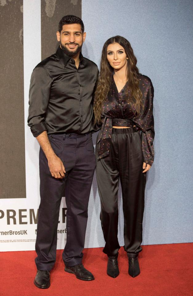 The pair looked glamorous as they donned matching outfits for the film showing