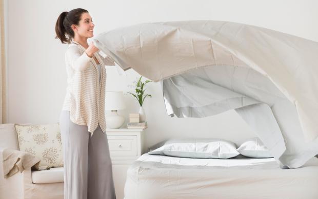 You may want to keep your room tidy by making your bed every morning - but a made bed is the perfect place for dust mites to breed