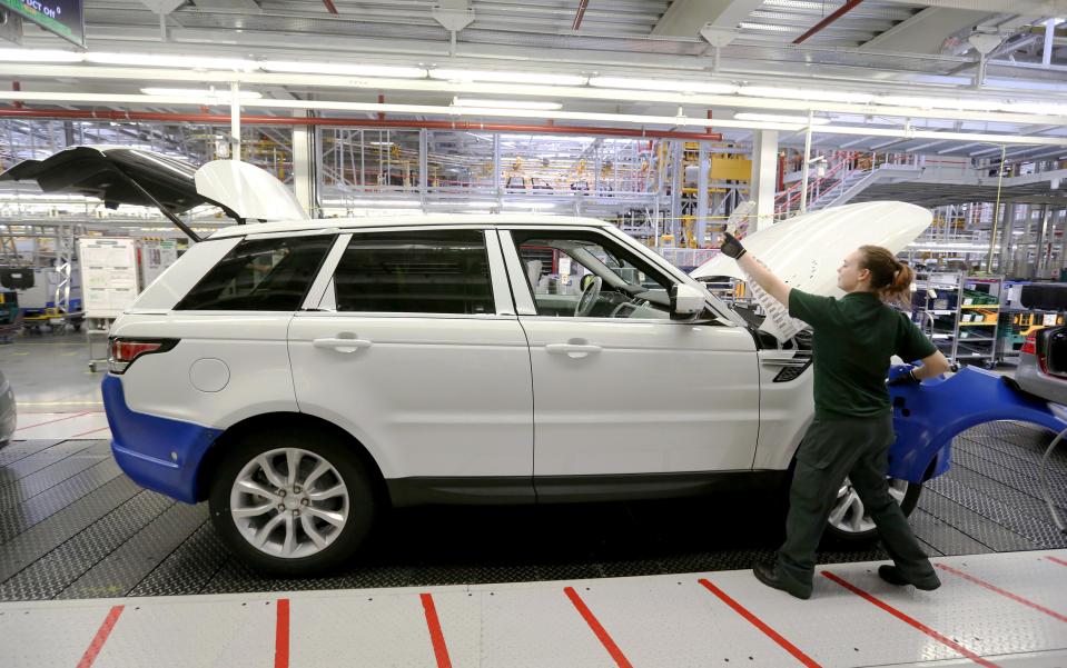  Jaguar Land Rover have said 500 workers will be taken out of the factory in a "temporary" move as production is slowed down at the plant in Wolverhampton