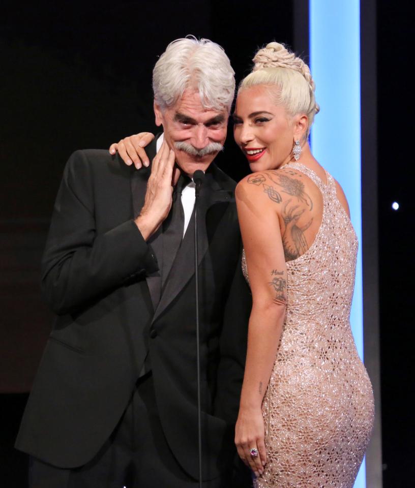  The pair laughed as they presented Bradley's accolade