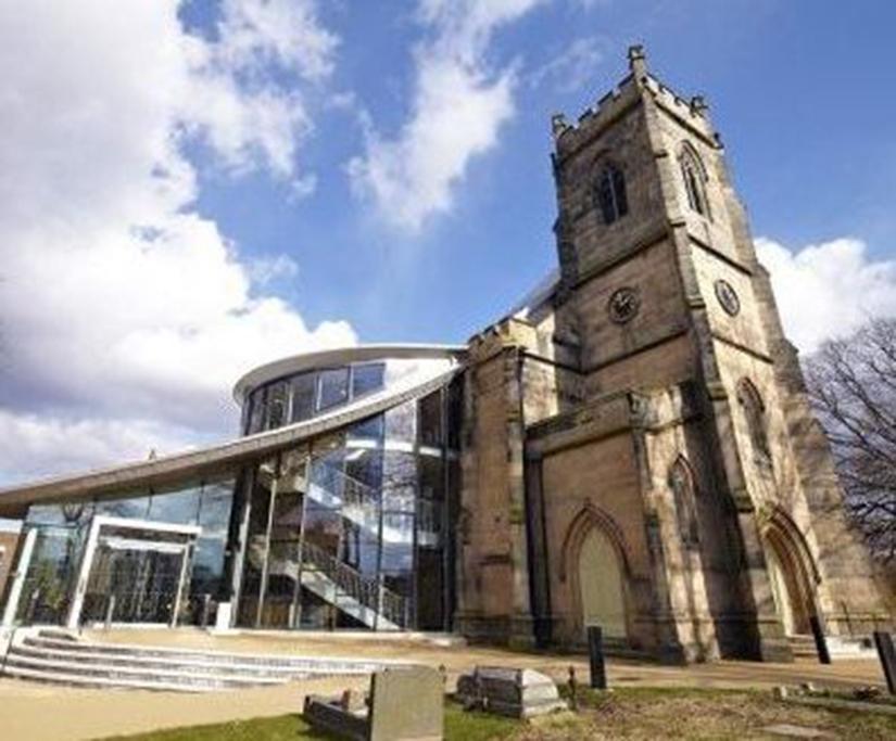 Scene of the PC incident - St Barnabas Church, Erdington, Birmingham