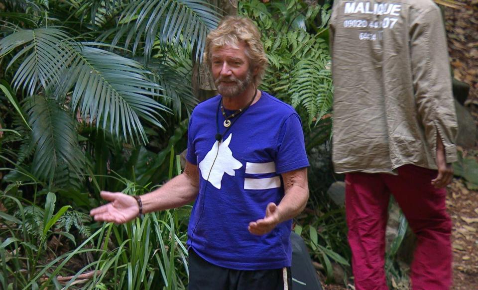 Noel Edmonds told his I'm A Celeb campmates he drives a bus in Bristol's bus lanes