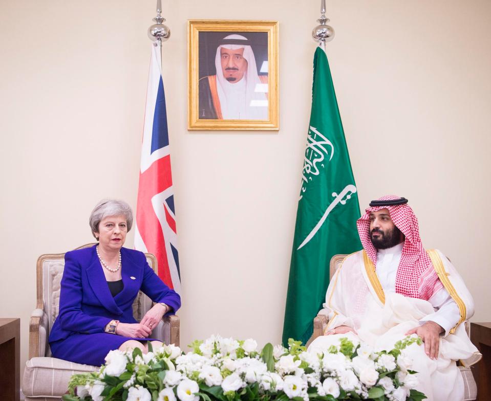  The PM demanded that the Saudi leader bring Jamal Khashoggi's killers to justice