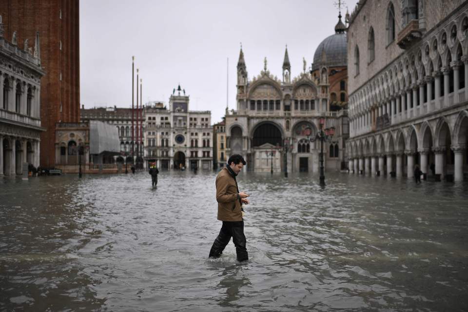  Venice has declared a state of emergency following severe flooding in Italy's water-based city today