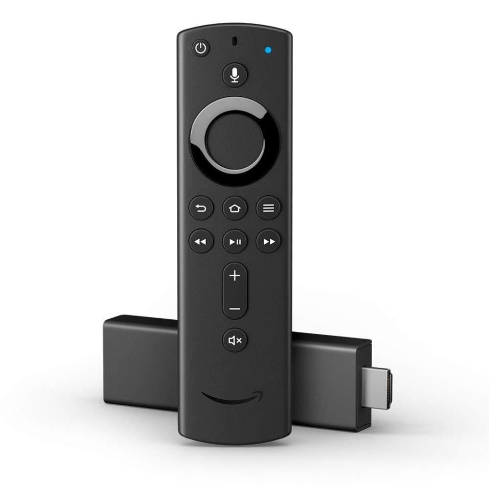  The streaming stick plugs into the HDMI port on the back of your telly