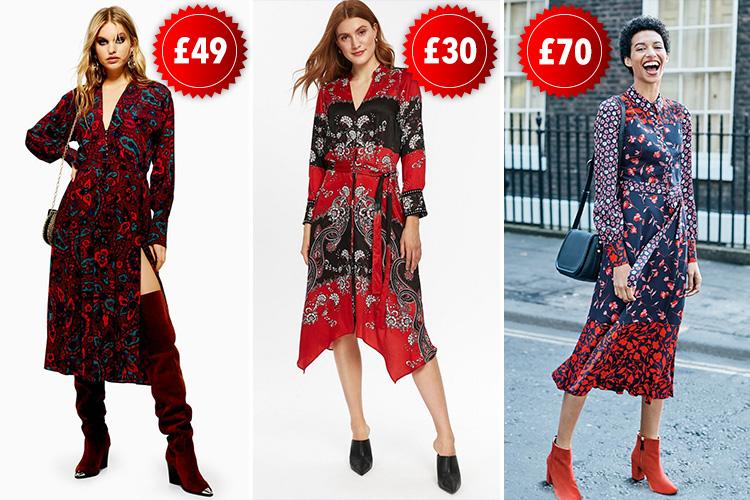  There are some near-identical versions of Holly's frock on the high street