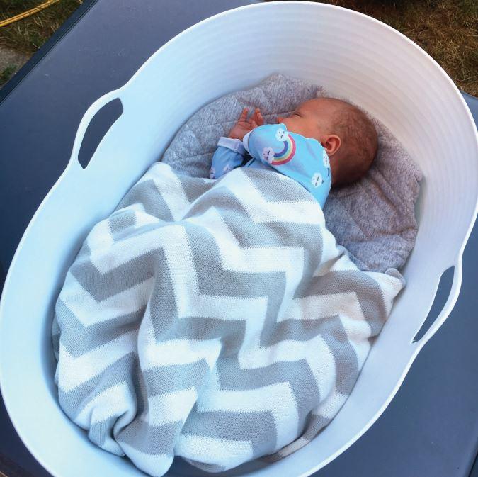  Mark says your baby will be just as cosy in a bucket from your local DIY store ( although it must be BPA free)