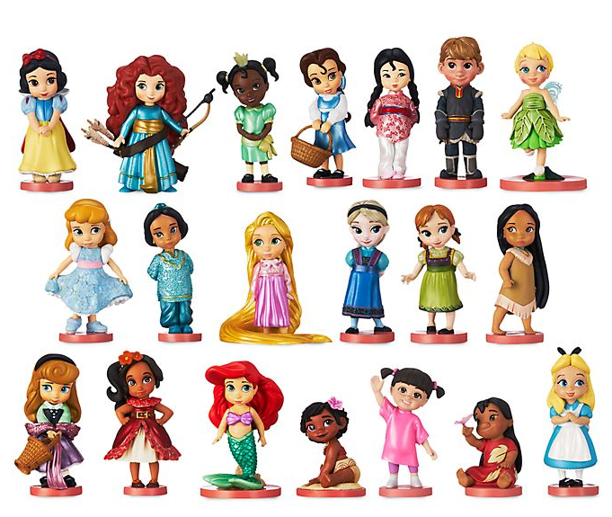  You get 20 figurines in this set including most of the Disney Princesses