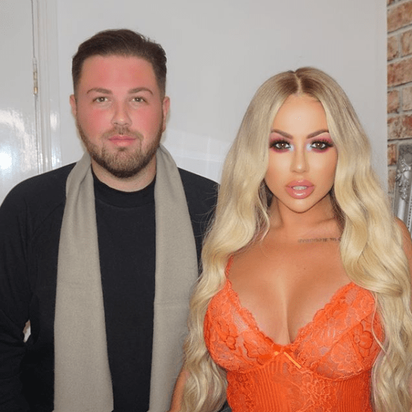  Holly Hagan posed with pal Tom Hunter when she first revealed her new boobs in a photo on Instagram