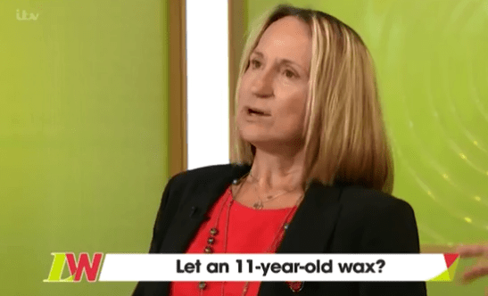  Carol hit out at Nadia for waxing her 11-year-old daughter's upper lip