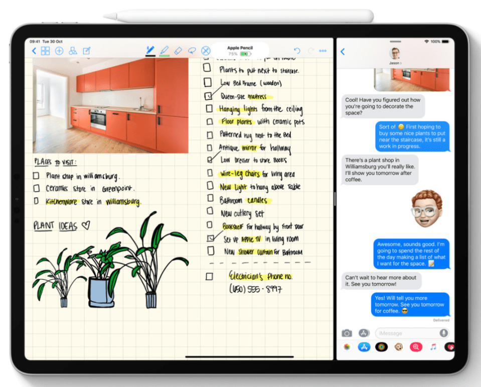  Apple built magnets into the iPad Pro to allow the Apple Pencil to attach, for pairing and charging