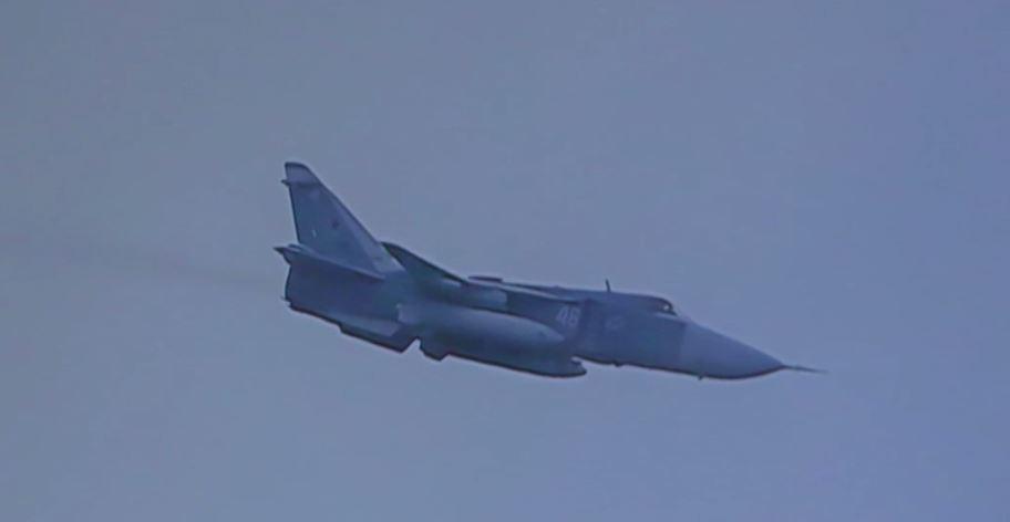  Recording equipment on board the ship captured this image of one of the jets