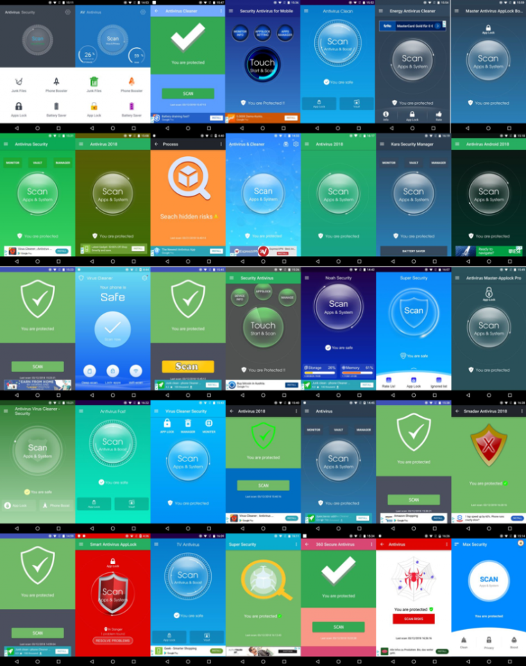 Fake security apps