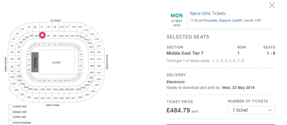  On StubHub, tickets will cost fans five times the face value