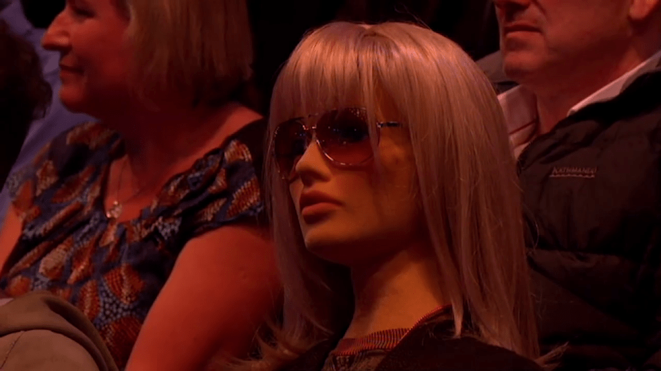  Candice in the audience of Chatty Man