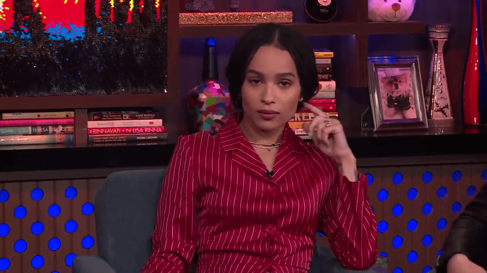  Zoe Kravitz has lashed out at Lily Allen