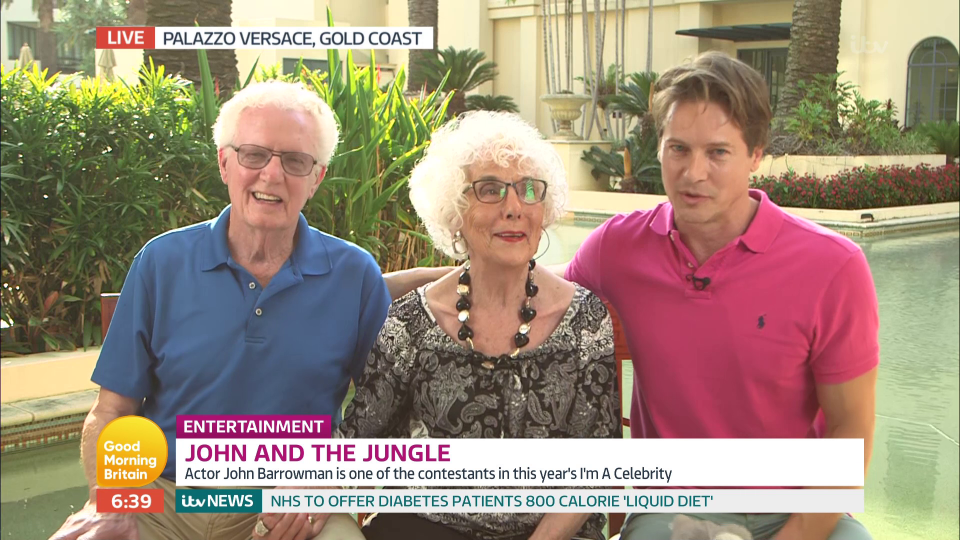  John Barrowman's parents and husband Scott spoke to Good Morning Britain live from Australia