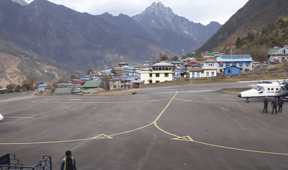  The airport is the closest to base camp at Everest