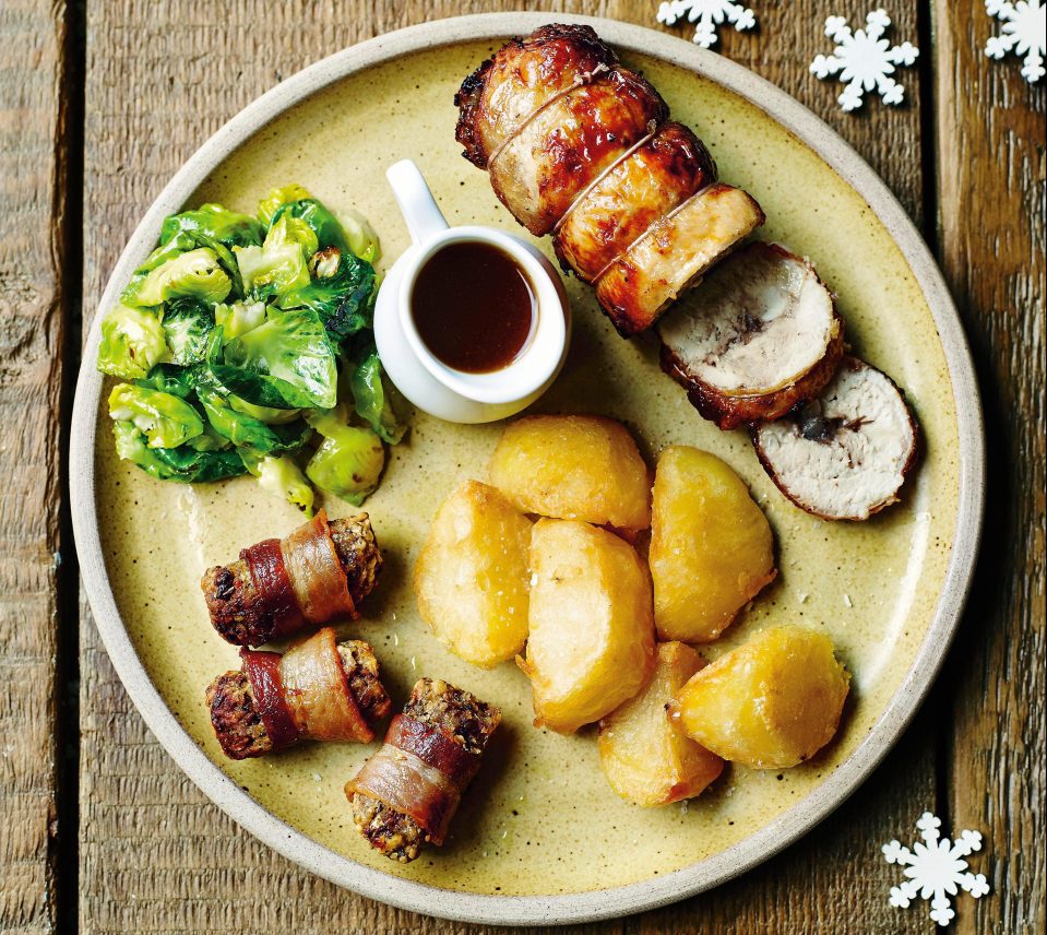 Miguel Barclay has created a Christmas dinner for £1