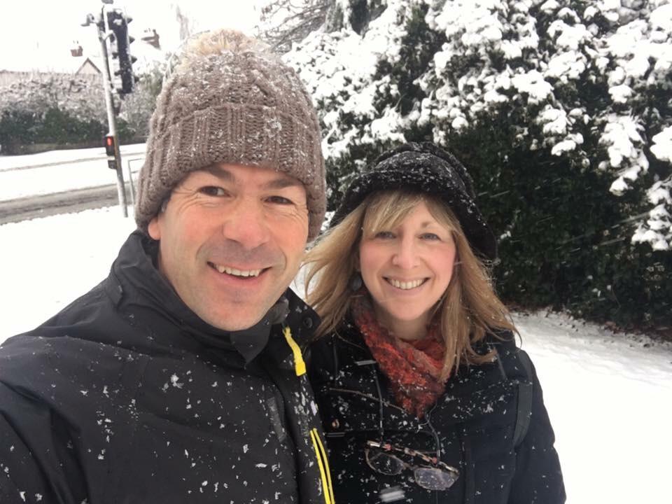  Jane Berry and her husband Justin Cowley shop around for their Christmas meat to bag a bargain