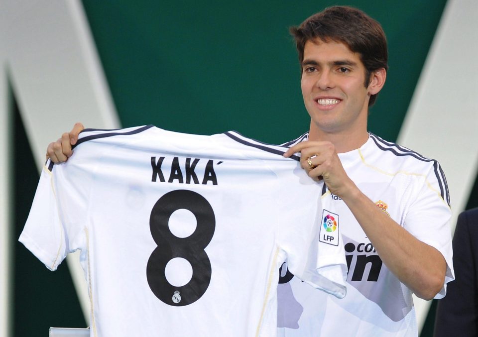  Kaka signed for a then-world record fee of £56m