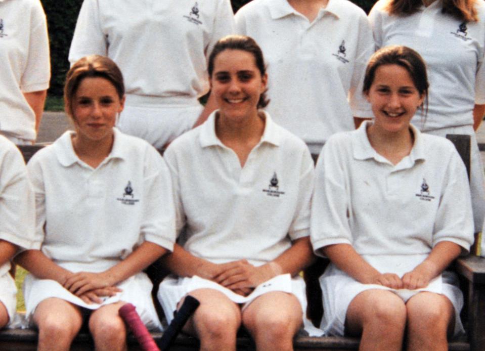  Kate demonstrated a talent at hockey and cross-country running at school