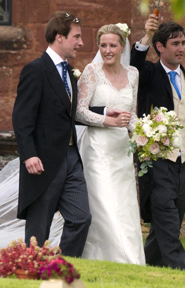  Woody is the older brother of the Duchess' school best friend Alice St John Webster, pictured on her wedding day in 2012, with whom Kate remains close