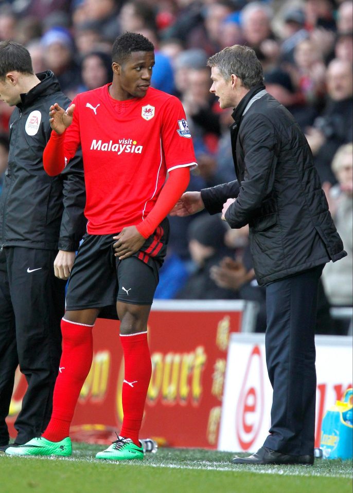  Solskjaer signed Wilfried Zaha, Federico Macheda and Fabio from United while at Cardiff