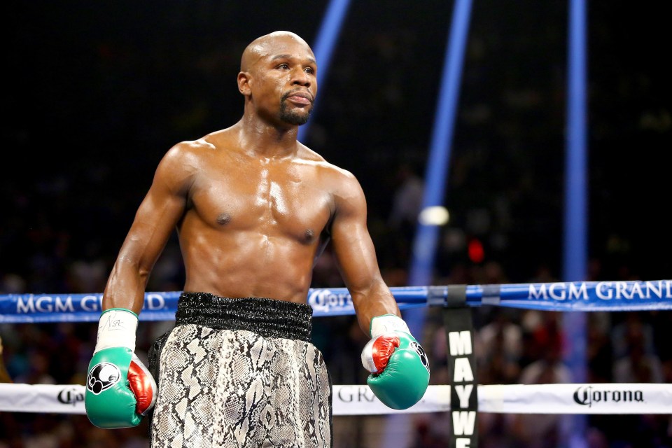 Mayweather is a five-time boxing world champion