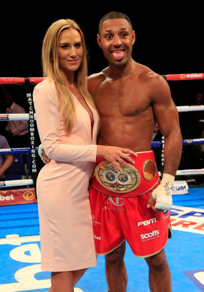  Lindsey is a regular at Kell Brook's fights